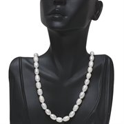 CC-ZZ-006: 17" Stunning 10-11mm Genuine Freshwater Cultured Pearl Necklace