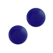 BS-406: 8mm Stunning Round Purple Jadeite on 925 Sterling Silver Earring Studs
