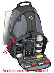 3067-LN: Tamrac 5549 Adventure 9 Camera Backpack Bag Gray/ Black