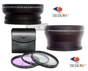 4224=(READY WA-4222 TELE4223 FK4251): 72mm SET Pro 2X Telephoto & 0.45X Wide Angle Lens FILTER KIT 72MM