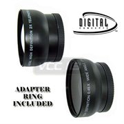 4103---&--RING--3095: 0.45X Wide Angle & 2X Telephoto Lens 52mm & 37MM Wide Angle Lens FOR CANON VIXIA HF11 HF10 HF