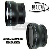 4103-A1--&--RING--3095-CANON-37MM: Black Wide-angle LENS + Telephoto FOR 52mm 37mm