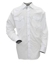 52773/WT/RMD: Walls Men's Western Performane Snap Oxford Long Sleeve Shirt White Medium