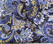 00105/BW/OS: Walls Wild Rags Silk Scarf Brown one size