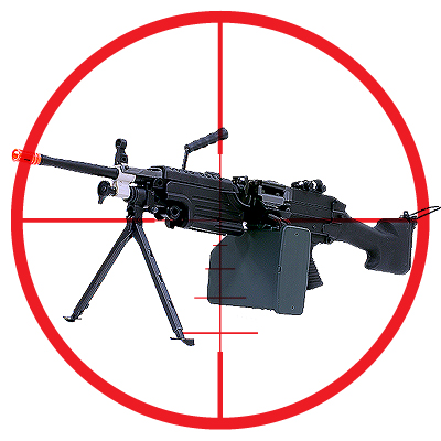 m249 Saw Lmg Mpeg Aeg Airsoft Rifle Gun Mkii Mk2 Metal