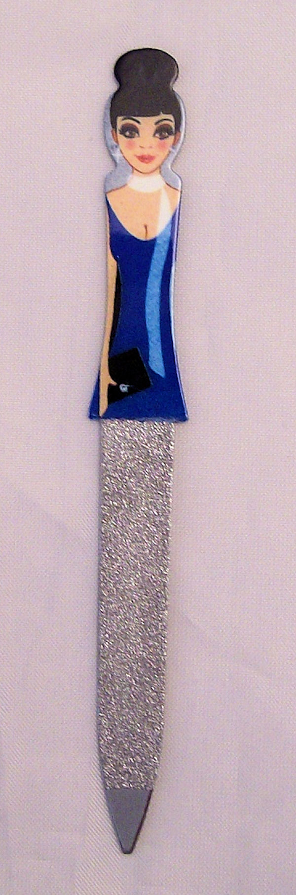 Uptown Girlz Nail File Professional Manicure Blue Dress  