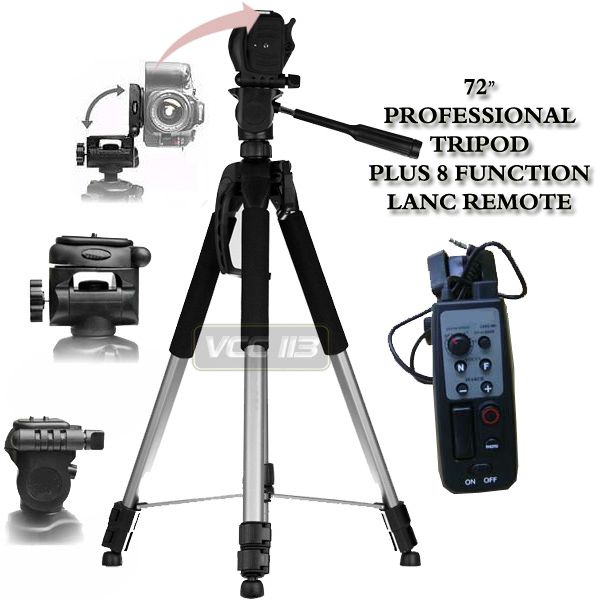 Pro Remote Control Tripod 72 for Canon XL1S XL1 3CCD