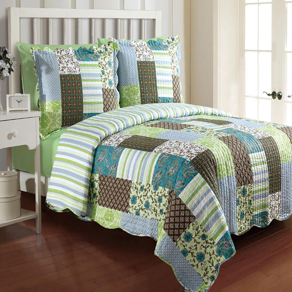 Victoria Classics Sasha Full/Queen Quilt & Shams Set | eBay