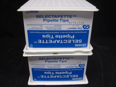 brand selectapette model name pipette tips model number 354696 lot
