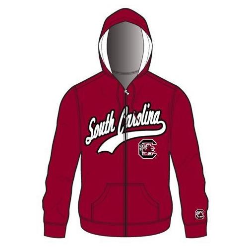 South Carolina Gamecocks Mens Zip Up Hooded Jacket Sweatshirt