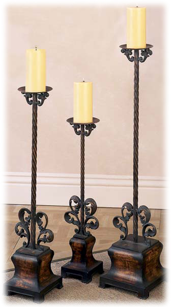 Standing Candle Holder : Candle holders, Candleholders, Candlesticks ...