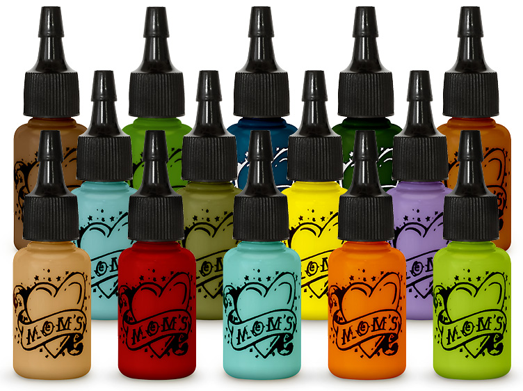 MOMs Millennium Colorworks Tattoo Ink offered by Tattoo Parts USA