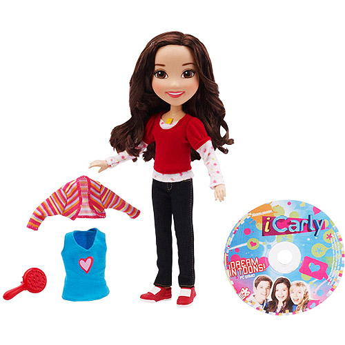 iCarly Chat N Change Carly Doll Set Mix Match Fashion