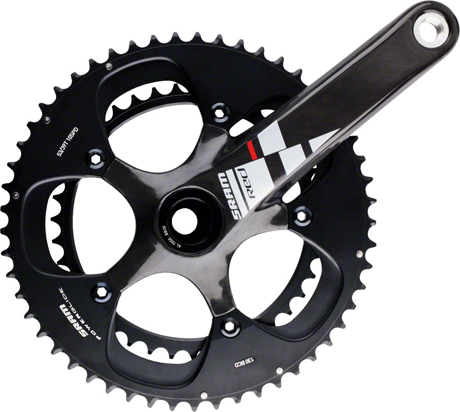 SRAM Red BB30 175mm 34 50T Crankset Black