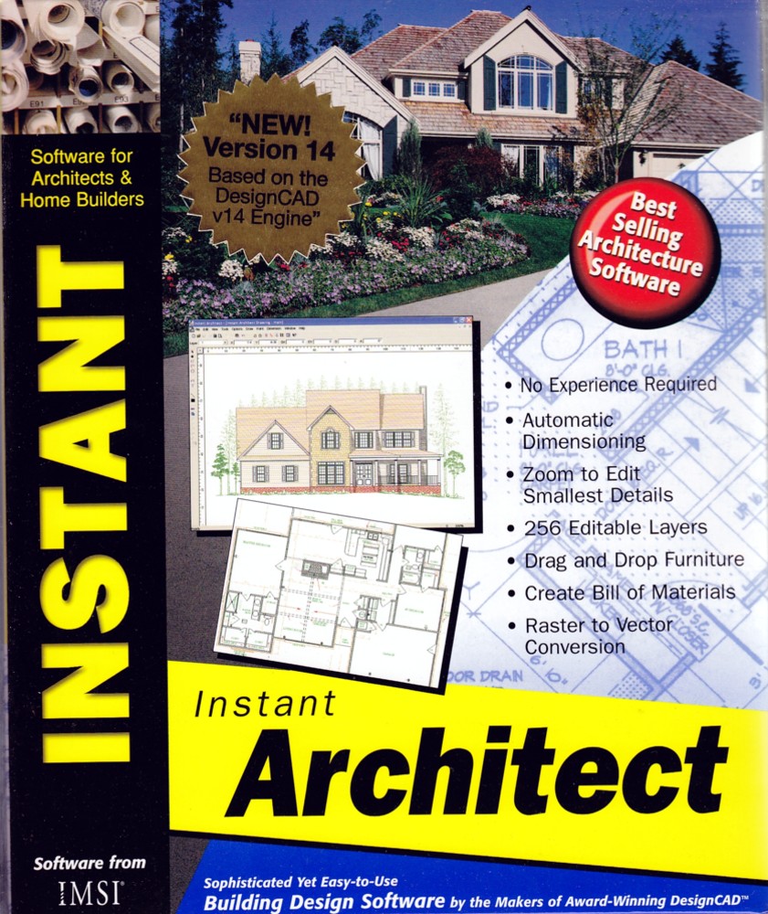 NEW Architect & Design CAD FloorPlan Software DesignCAD  