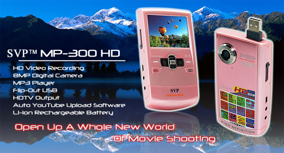 True HD 1280x720 DIGITAL CAMCORDER+8M CAMERA+ PLAYER  