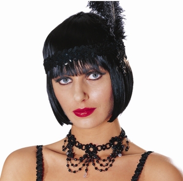 Sexy Halloween Costume 20s Black Flapper Dress Outfit | eBay