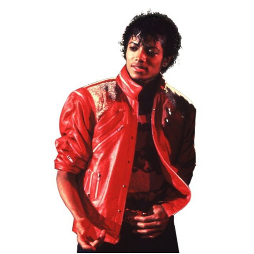 MICHAEL JACKSON MENS 80S RED BEAT IT JACKET COSTUME LICENSED