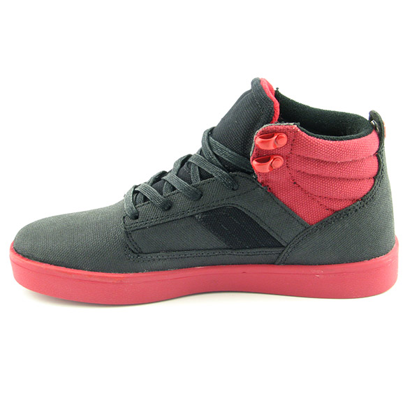 Supra Bandit Black Skate Shoes Youth Kids Boys Size 4