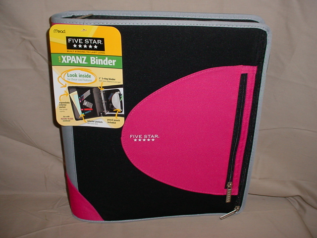 Mead 2 inch Xpanz Binder Pink Black New