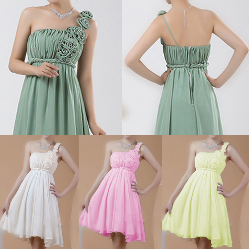 Bridesmaid Wedding Dress Cocktail Party Ball Chiffon