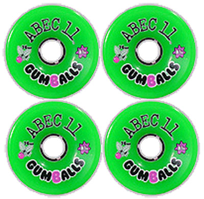 ABEC 11 Longboard Wheels Gumballs 76mm 81A Longboards