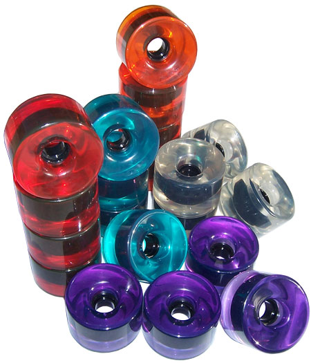 Longboard Skateboard Wheel Sets 76mm ABEC 9 Bearings