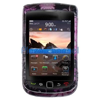 Butterfly Hard Phone Cover Case Blackberry Torch 9800  