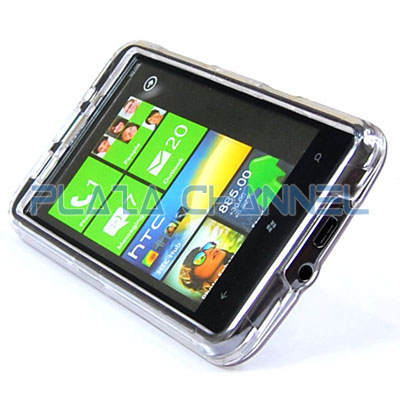 Clear Crystal Hard Cover Case for HTC HD7 HD 7 T Mobile  