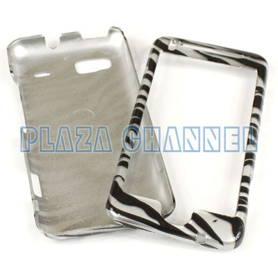 Black Zebra Hard Case Cover Fr HTC Desire Z T Mobile G2  
