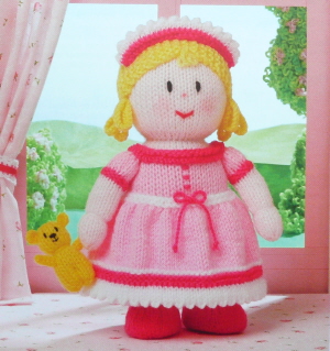 Sirdar Dolly Mixture Dolls Clothes Knitting Pattern Booklet: A