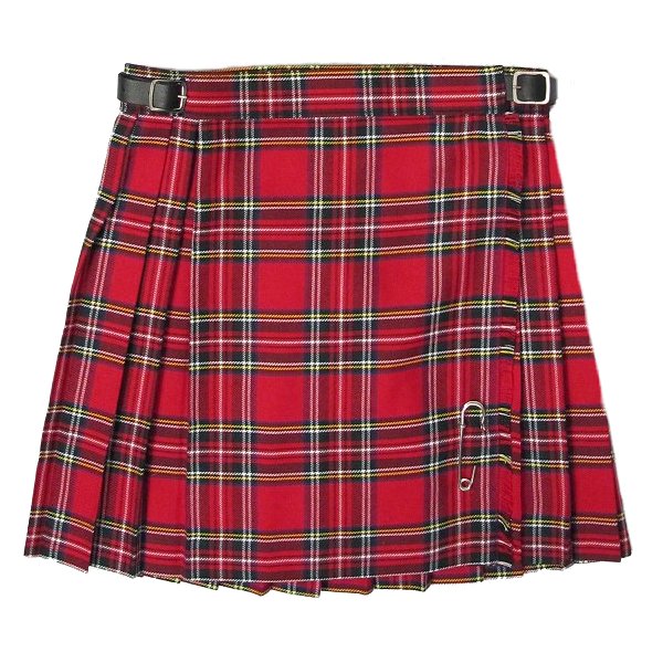 Girls Pleated Scottish Tartan Kilt Skirts - Ages 2 - 12 | eBay