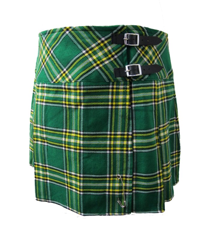 New Irish 16.5 Mini Kilt/Minikilt Skirt With Pin 6 28  