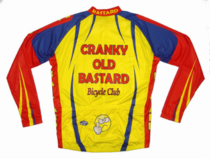 Cranky Old Bastard Longsleeve Cycling Jersey XL MenS