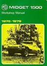 Mg Midget 1500 Shop Manual 1975 1976 1977 1978 1979 Repair Service Workshop Book